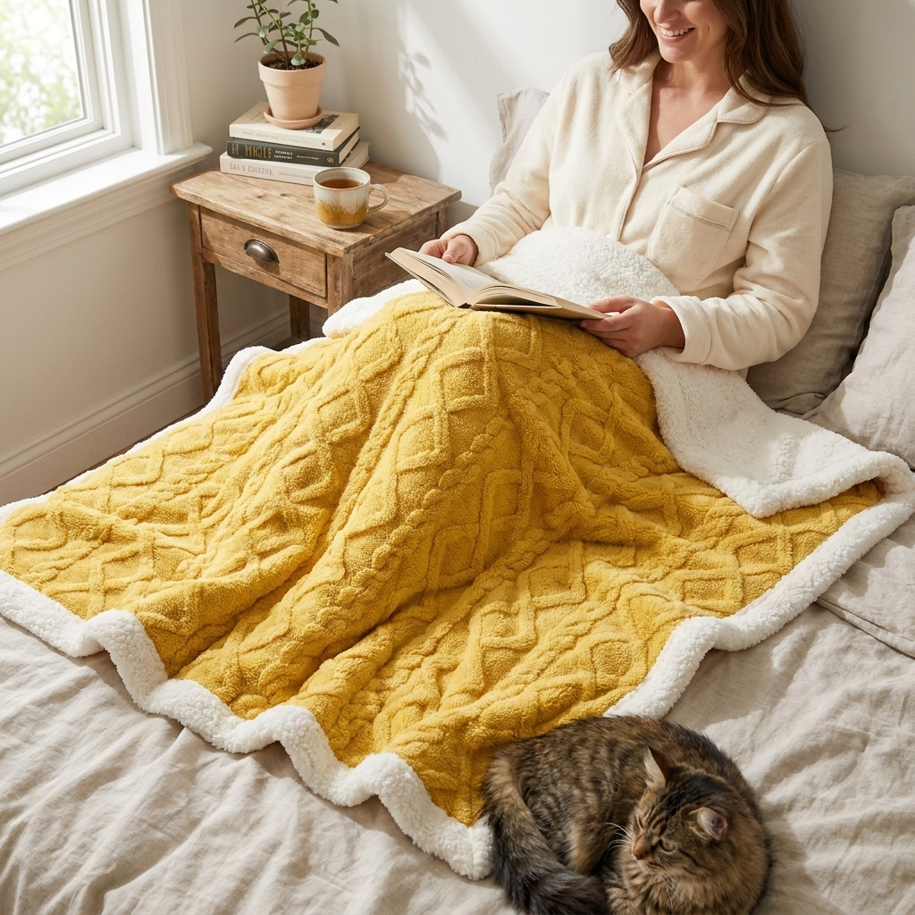 Fleece Blanket lifestyle