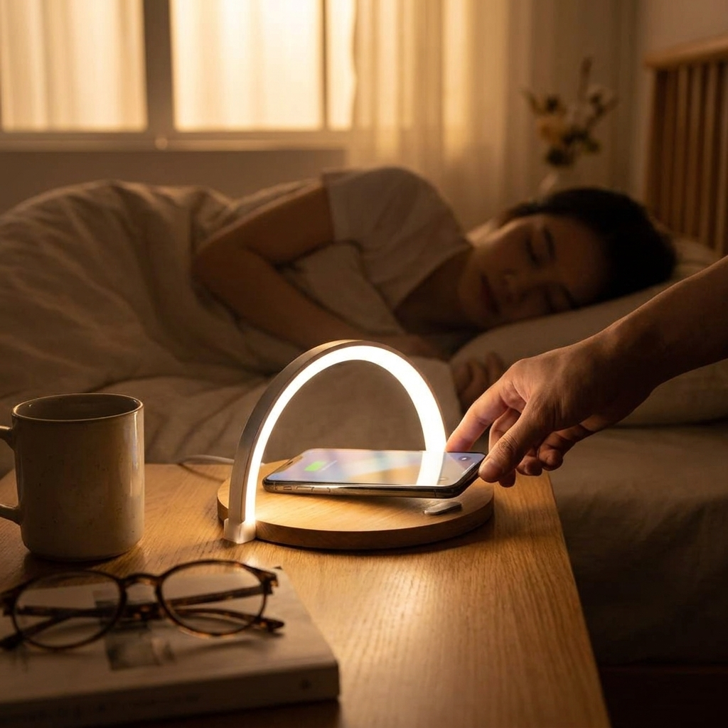 Wireless Charging Lamp lifestyle