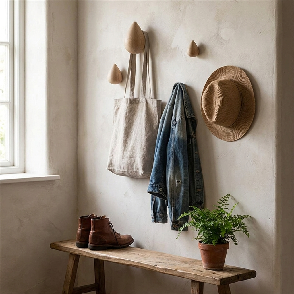 Beech Wood Coat Holder lifestyle