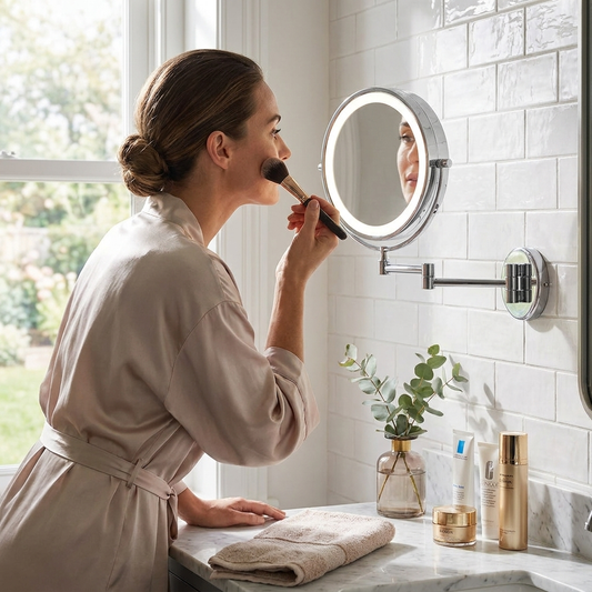 Sollievo Rechargeable LED Magnifying Mirror lifestyle