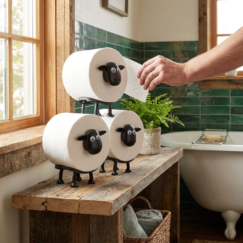 Sollievo Toilet Paper Holder lifestyle