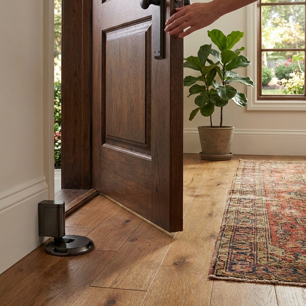Sollievo Heavy-Duty Adjustable Door Stopper lifestyle