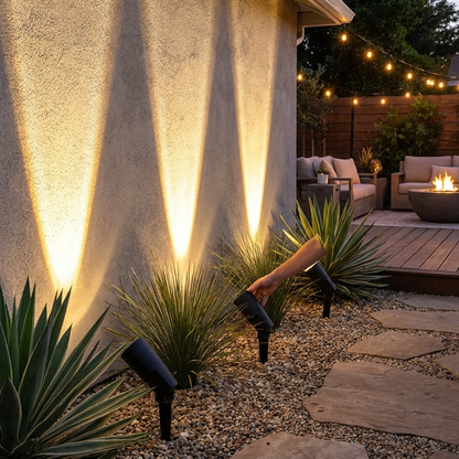 Sollievo Solar LED Spotlight lifestyle