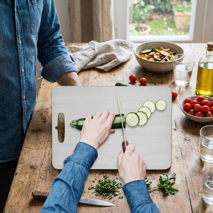 Titanium-Coated Cutting Board lifestyle