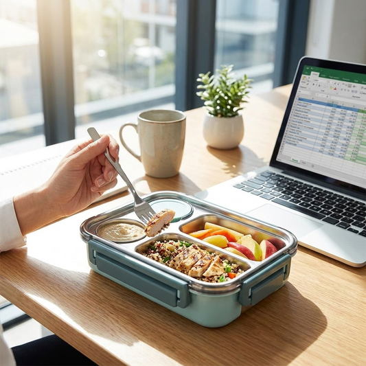 Insulated Stainless Steel Food Container lifestyle