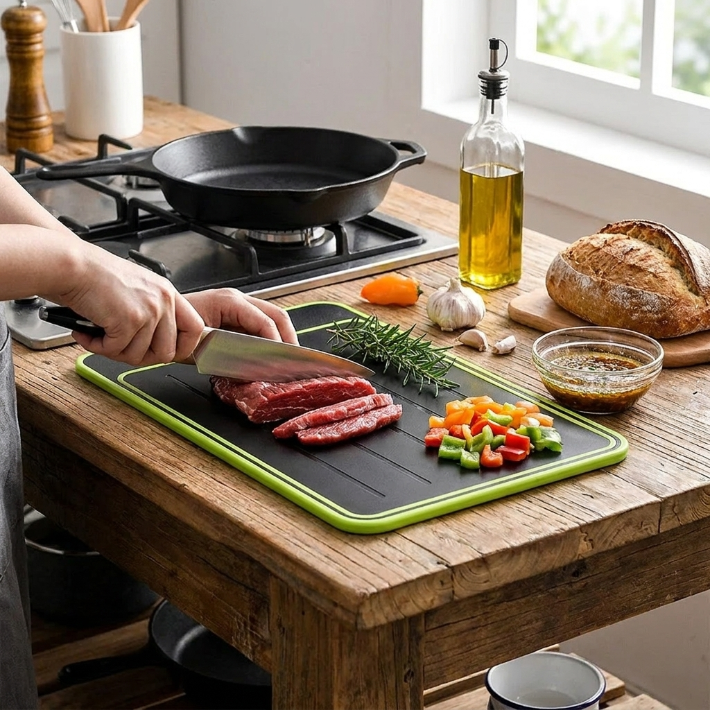 4-in-1 Defrosting Cutting Board lifestyle