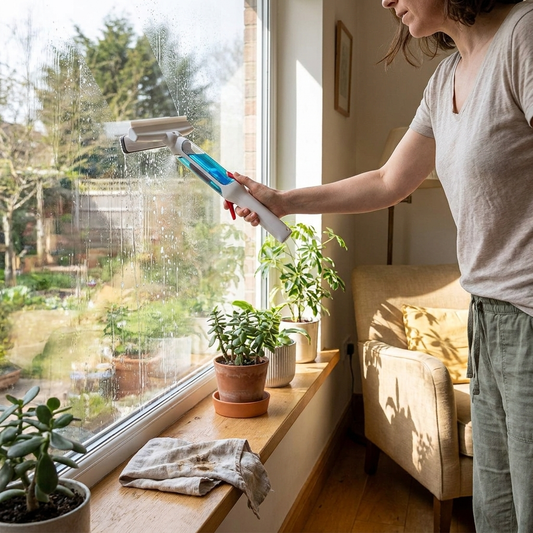 Telescopic Long-Handle Window Cleaner lifestyle