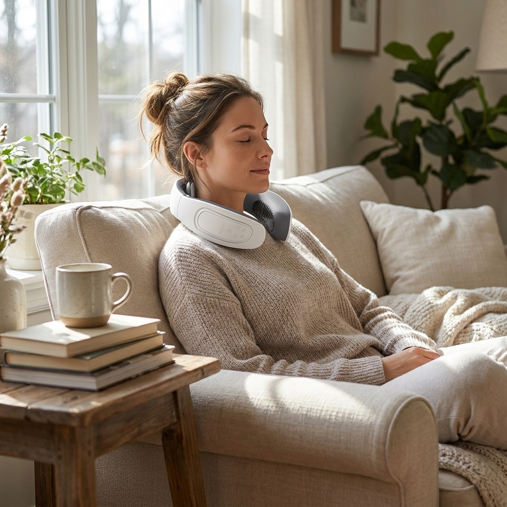 Sollievo Multi-Mode Neck Massager lifestyle