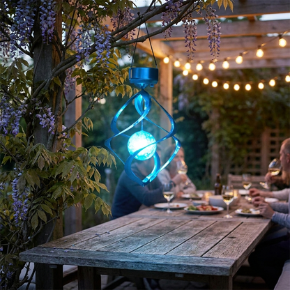 Sollievo Solar Wind Chime Spinner LED Light lifestyle