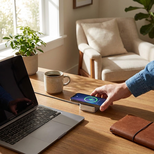 Sollievo Multi-Device Wireless Charging Station lifestyle