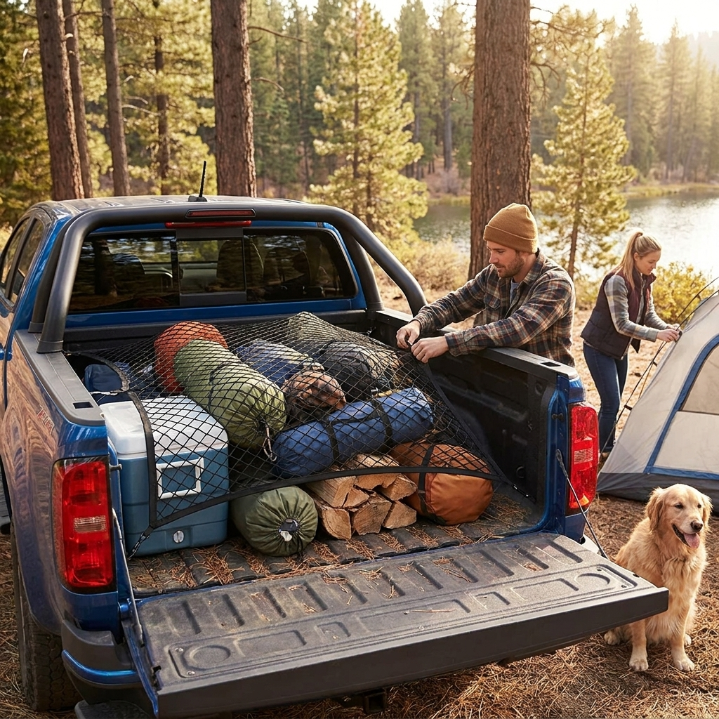Sollievo Truck Bed Cargo Net lifestyle