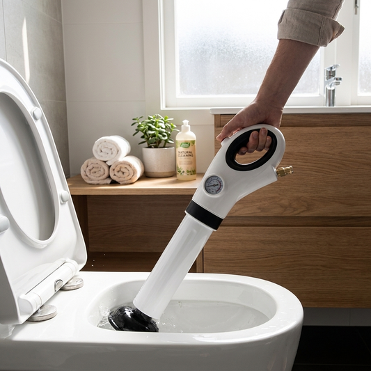 Sollievo High-Pressure Air Drain Plunger lifestyle