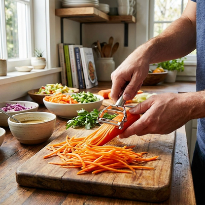 Sollievo Dual-Blade Vegetable Peeler lifestyle