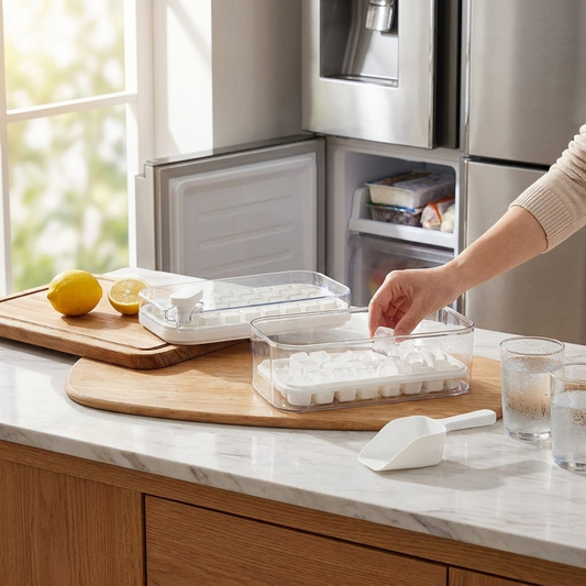 Sollievo One-Click Ice Tray System lifestyle