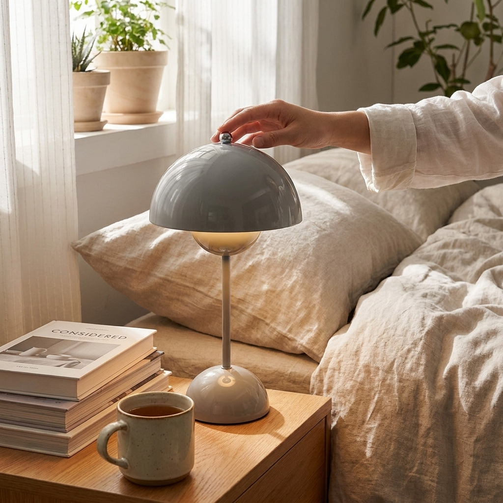 Sollievo Nordic Mushroom Lamp lifestyle