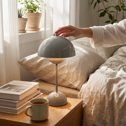 Sollievo Nordic Mushroom Lamp lifestyle