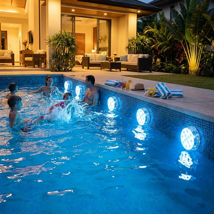Sollievo Submersible LED Pool Lights lifestyle