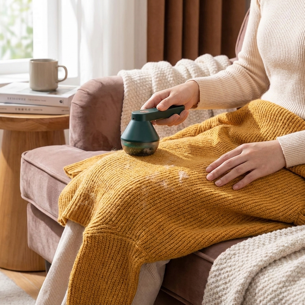 Sollievo Electric Lint Remover lifestyle