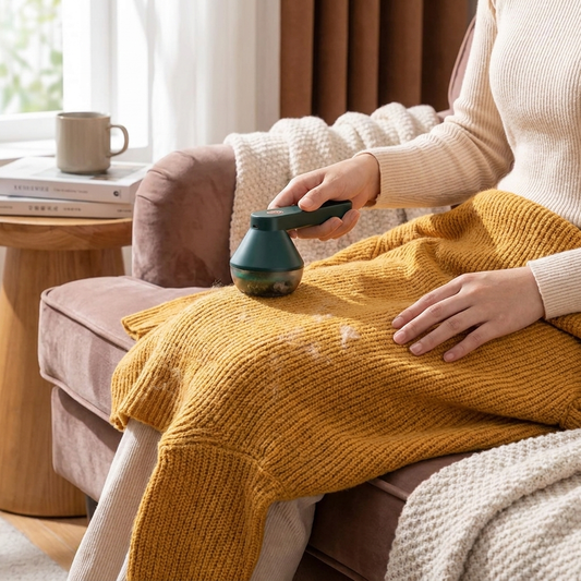 Sollievo Electric Lint Remover lifestyle