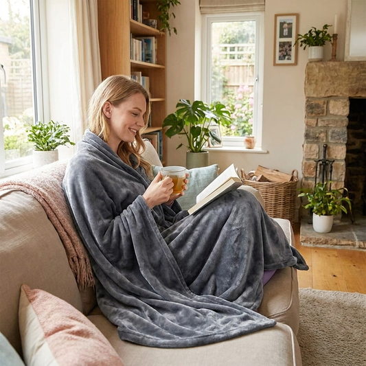 Sollievo USB Electric Heated Blanket lifestyle