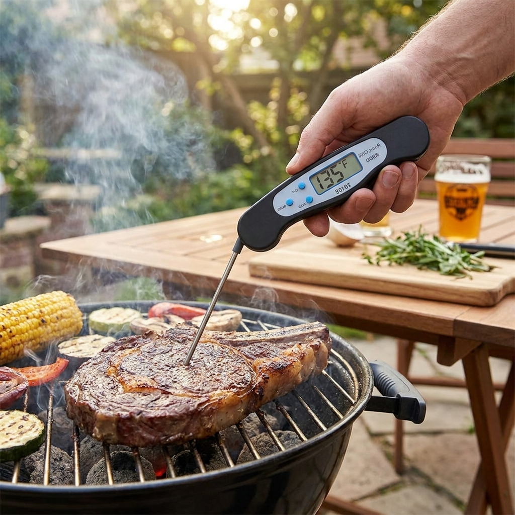 Sollievo Foldable Digital Food Thermometer lifestyle