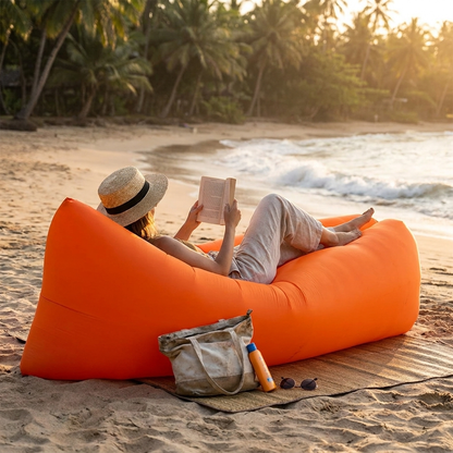 Sollievo Outdoor Air Lounger lifestyle