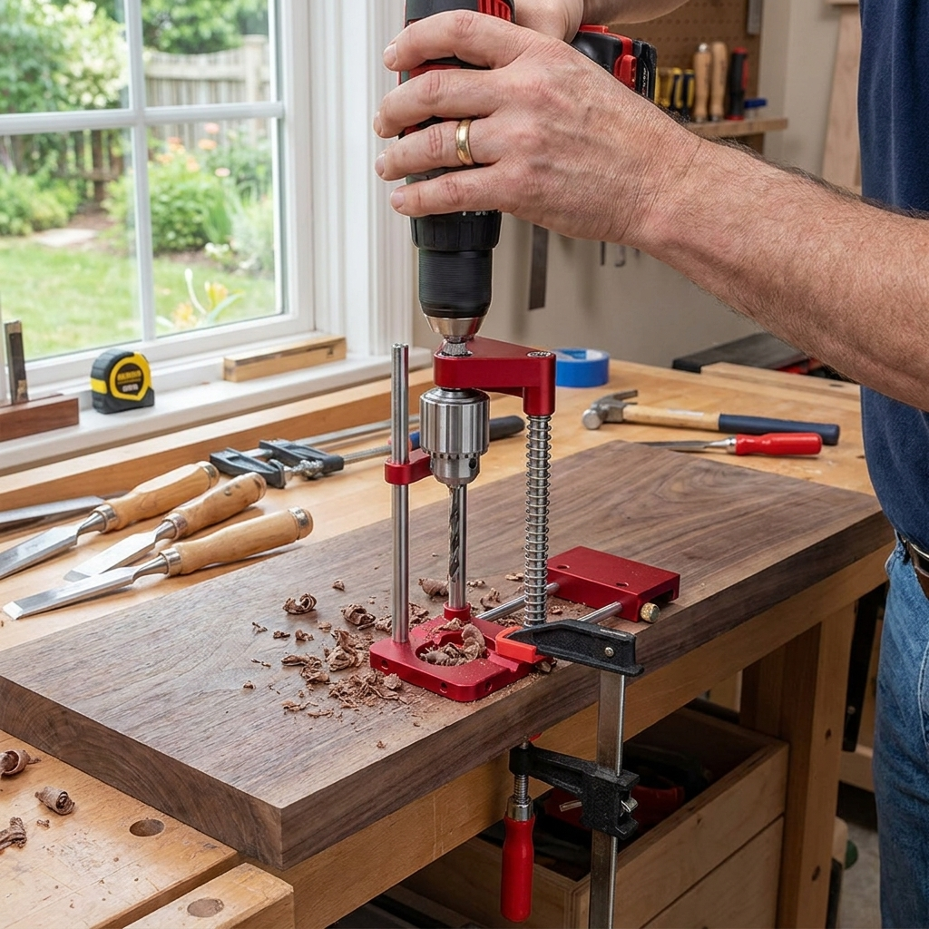 Sollievo Precision Woodworking Locator lifestyle