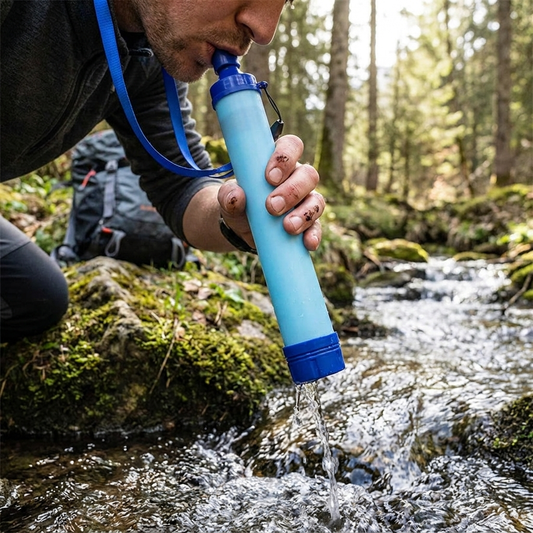 Sollievo Portable Water Filter Straw lifestyle