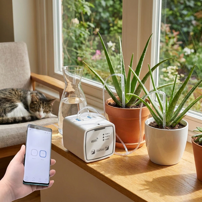 Sollievo WiFi Smart Automatic Plant Waterer – Up to 20 Pots