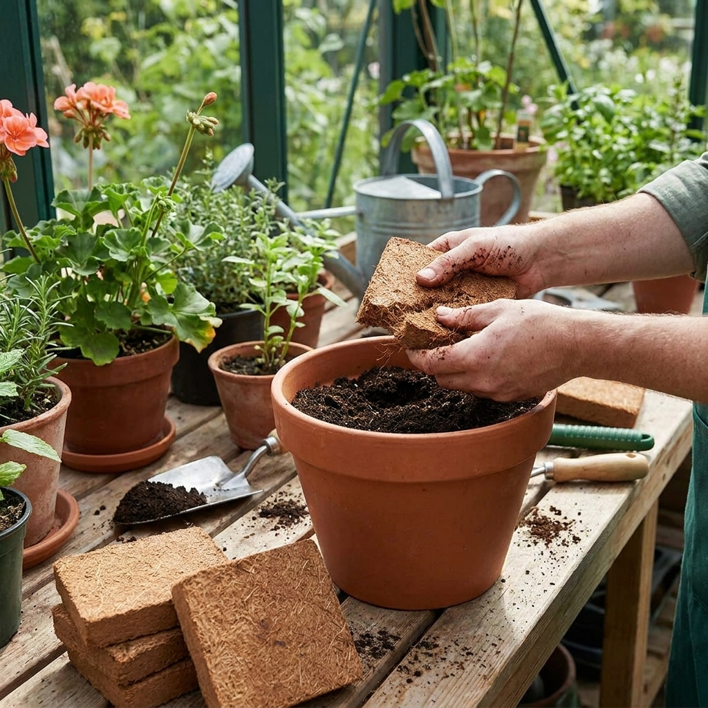 Sollievo Organic Coconut Coir for Plants