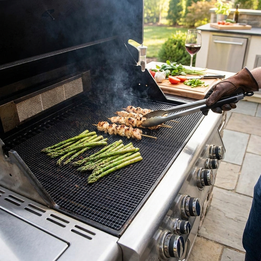 Sollievo Non-Stick BBQ Grill Mesh Mat