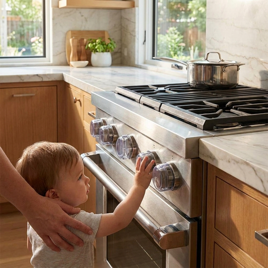 Sollievo Gas Stove Knob Protector Set