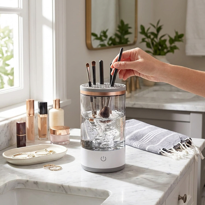 Sollievo Automatic Electric Makeup Brush Cleaner