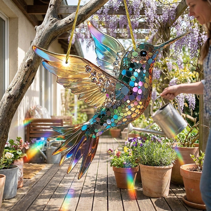 Sollievo Hummingbird Suncatcher Window Hanging