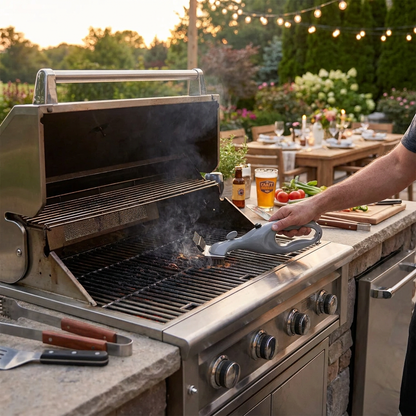 Sollievo Steam Cleaning Barbecue Grill Brush