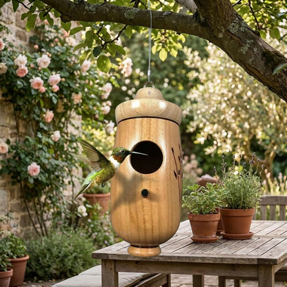 Sollievo Wooden Hummingbird House