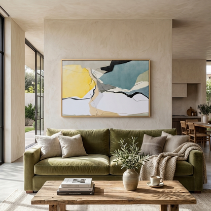Sollievo Mid-Century Abstract Wall Art