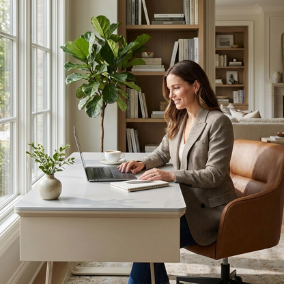 Sollievo Executive Standing Desk, 63 x 29 Inch