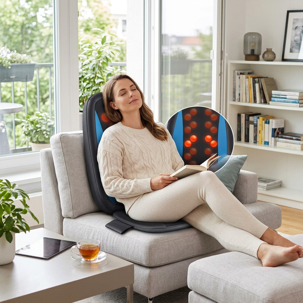 Sollievo Portable Shiatsu Back Massager with Heat