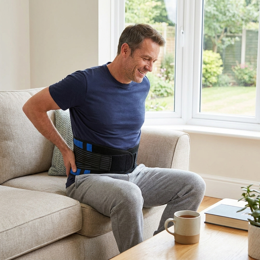 Sollievo Double Pull Adjustable Lower Back Support Belt