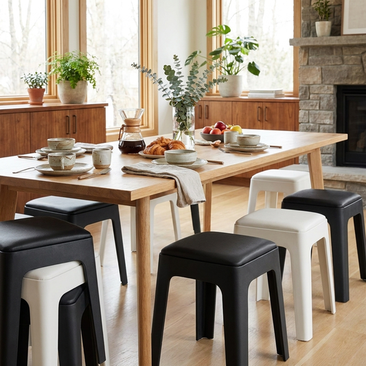 Sollievo Stackable Plastic Dining Chairs