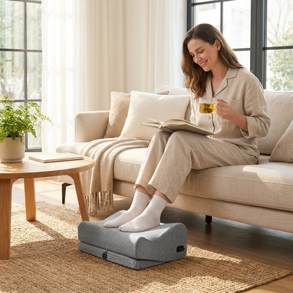 Heated Vibration Footrest for Under-Desk Comfort