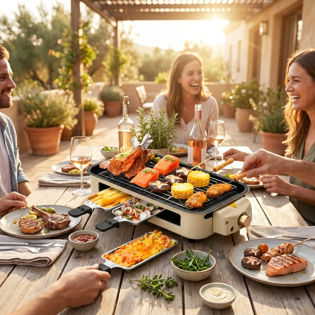 Smokeless Indoor Electric Grill