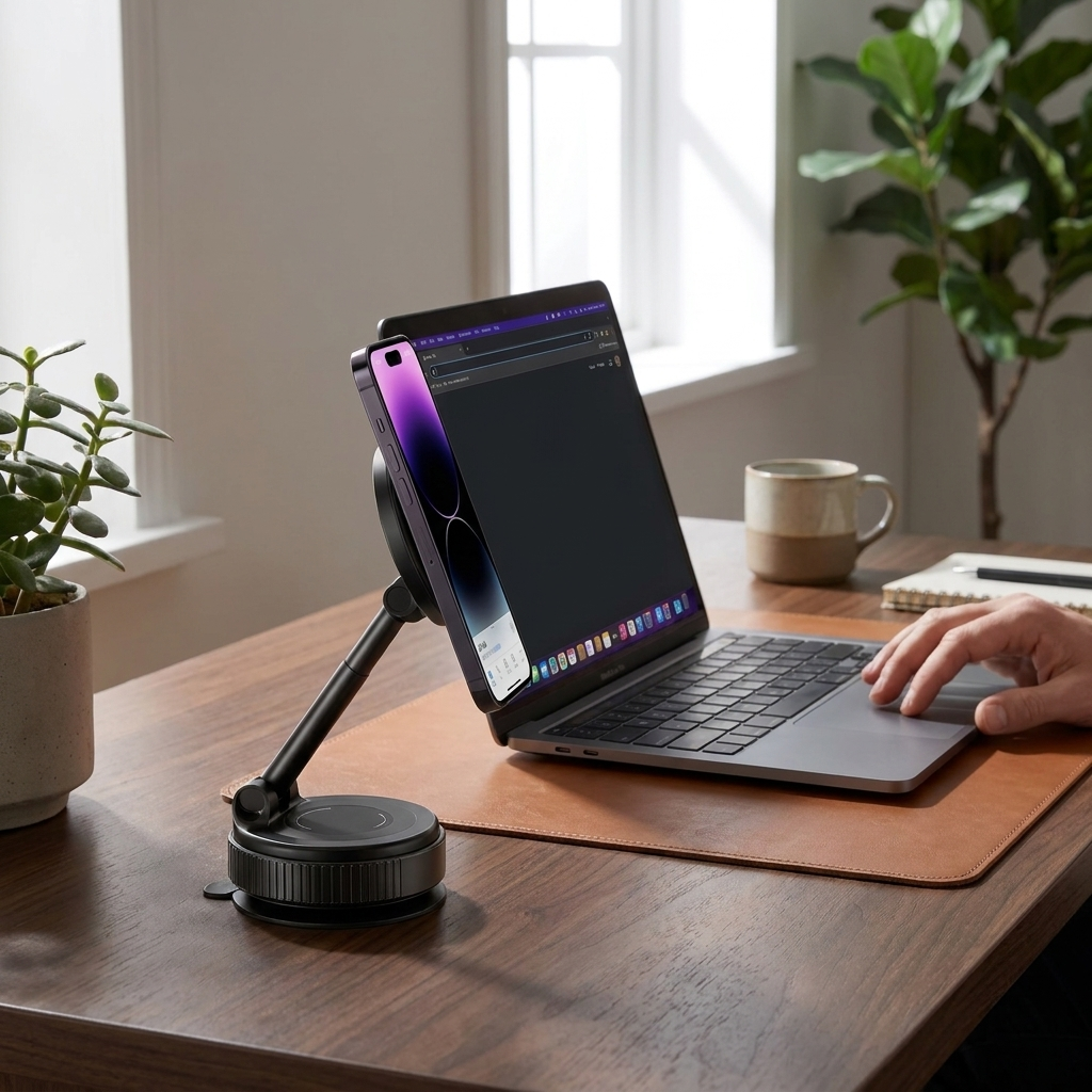 MagSafe Phone Mount with Weighted Base