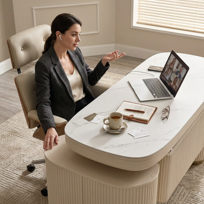 Opal Desk Modesty Panel
