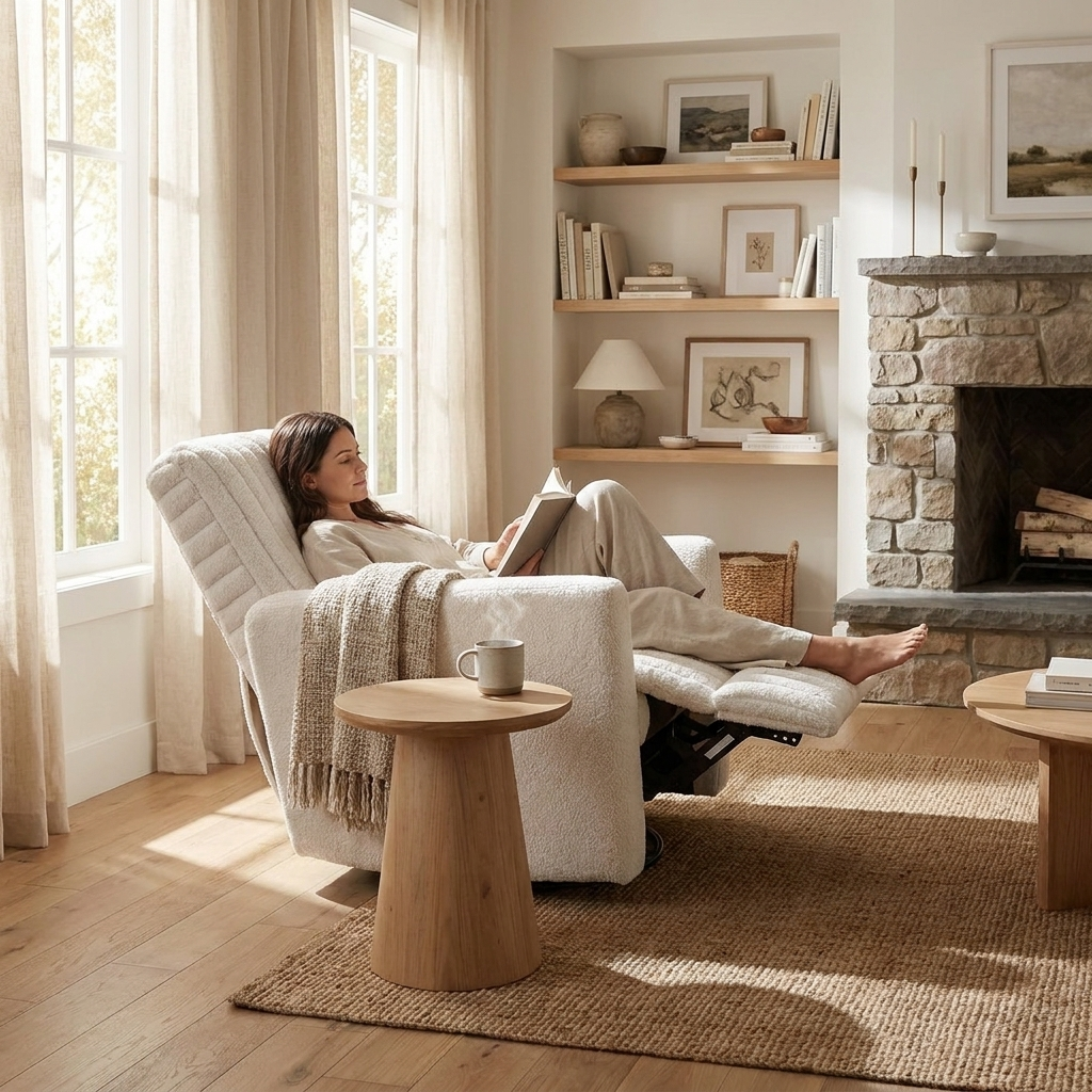 Lucia, Swivel Rocking Manual Recliner