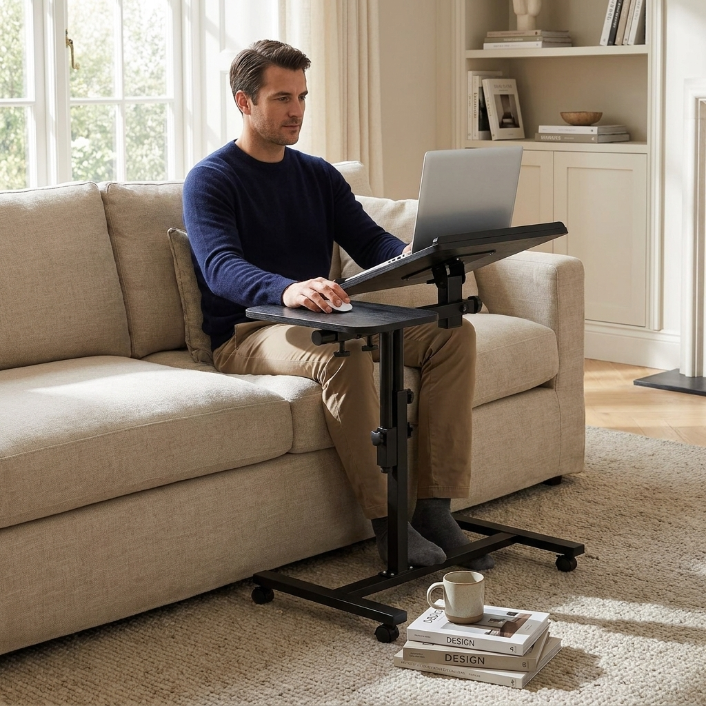 Rolling Laptop Table
