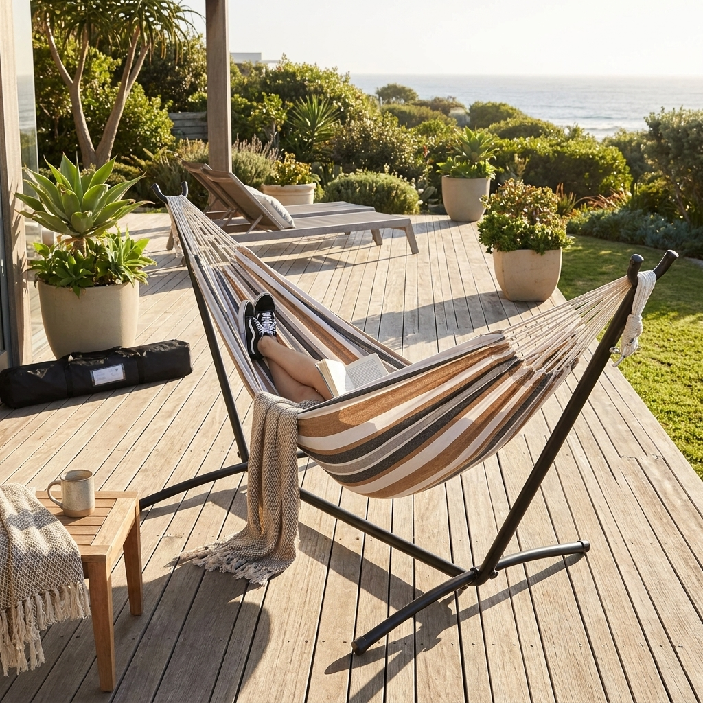 Heavy-Duty 9FT Hammock with Stand