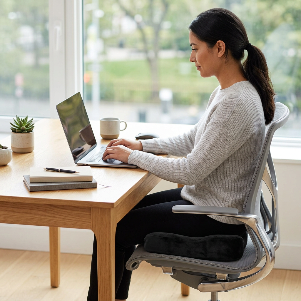 The Sollievo Memory Foam Seat Cushion - home office