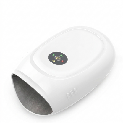 Wireless App-Controlled Hand and Wrist Massager - White variant, white background